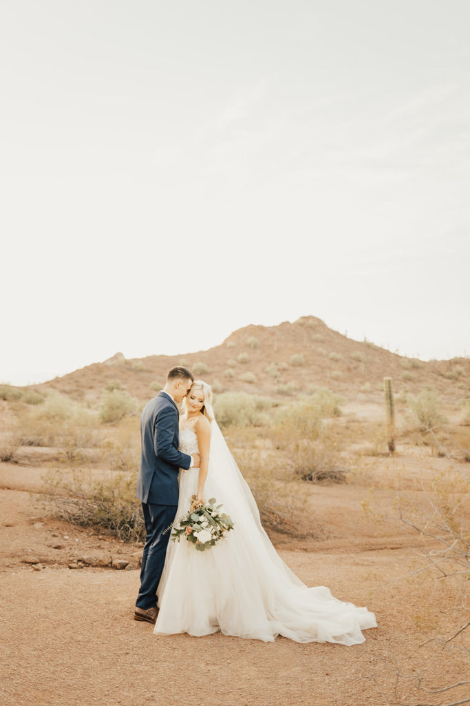 Desert bridals for wedding in Scottsdale, Arizona.