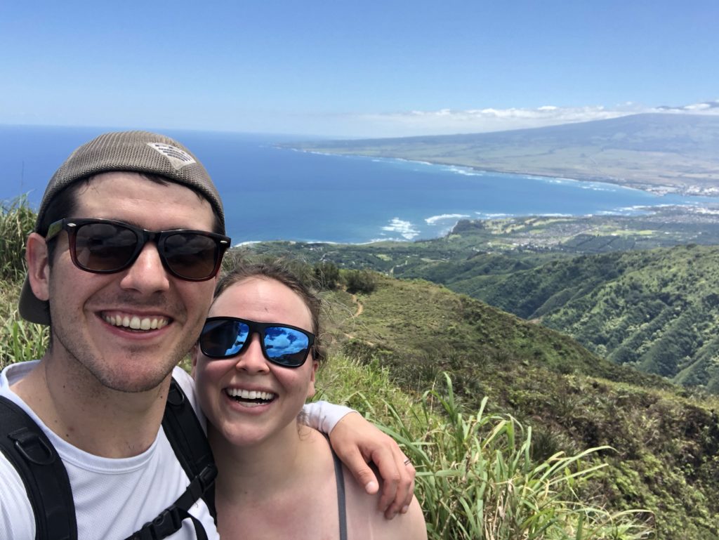 Hike on Hawaiian island of Maui