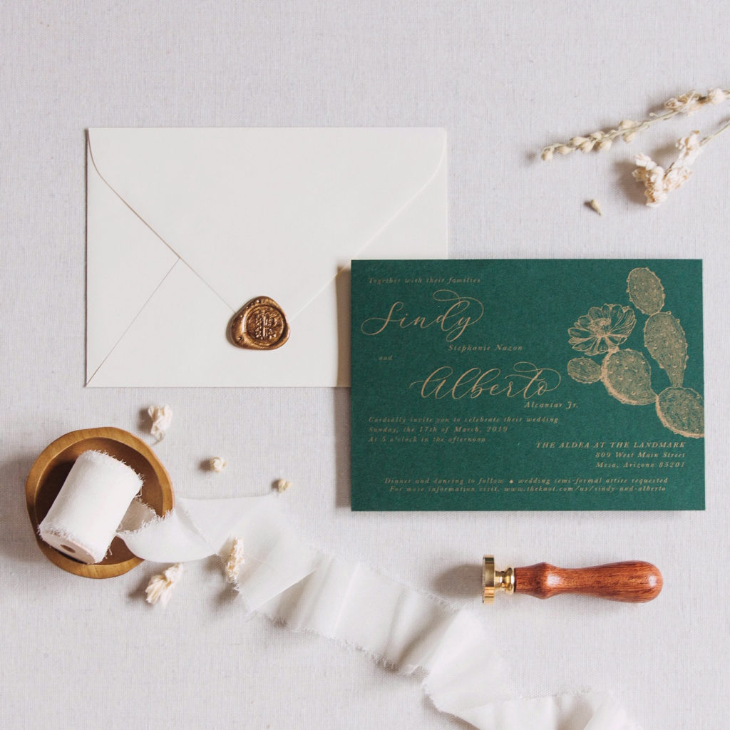 Elegant wedding invitations, stationary, prints, wax seals, and more with details that count by Paige and Pen!