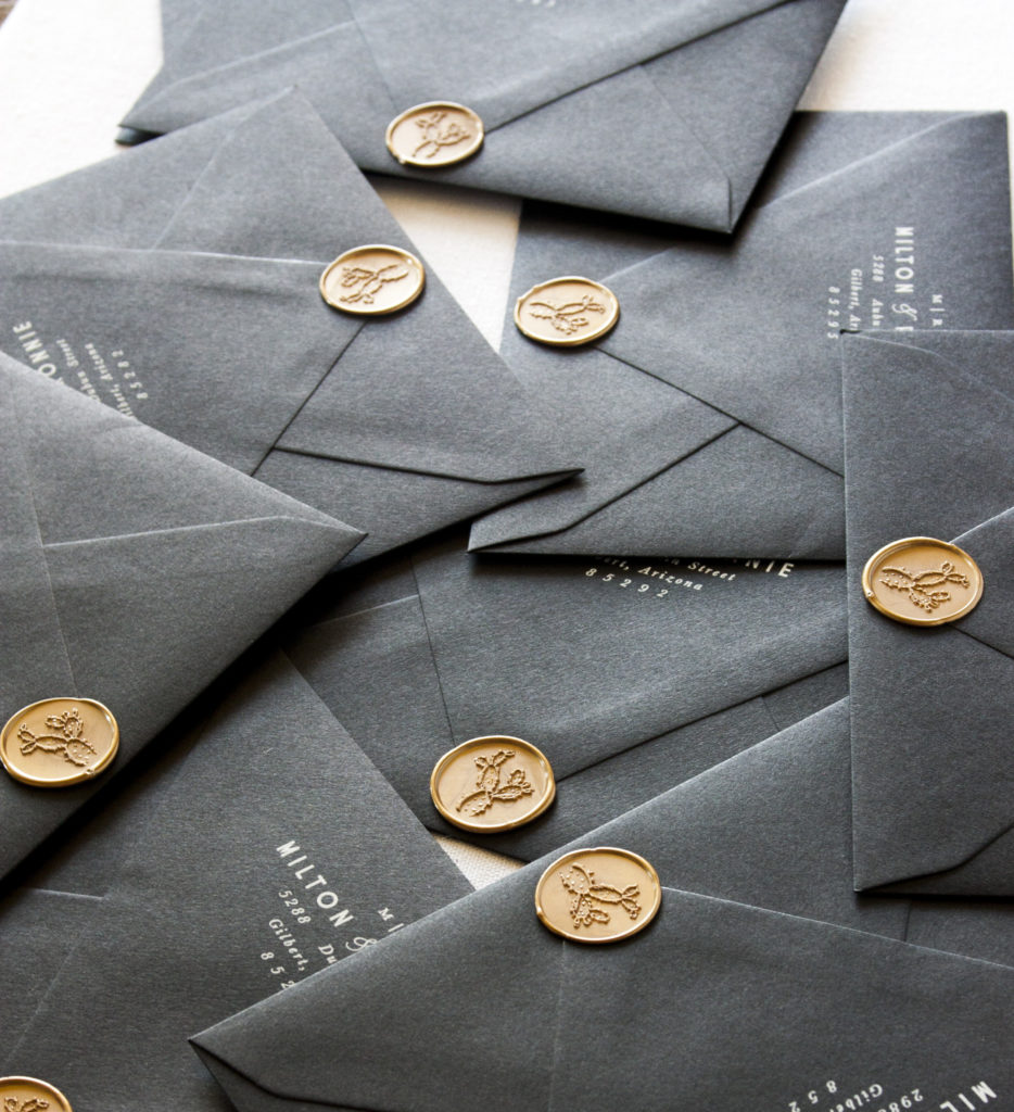 Elegant wedding invitations, stationary, prints, wax seals, and more with details that count by Paige and Pen!