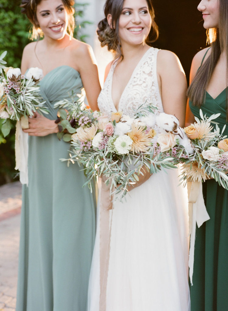 flowers-phoenix-az-green-bridesmaid-dresses