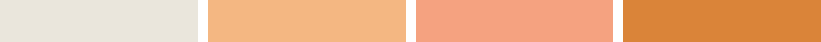 Taupe peach wedding colors inspiration palette.