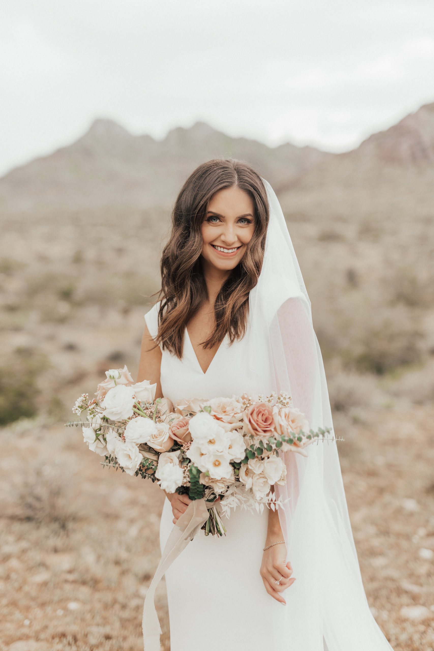 Katie and Daniel's Boho Blush Elopement - arraydesignaz.com