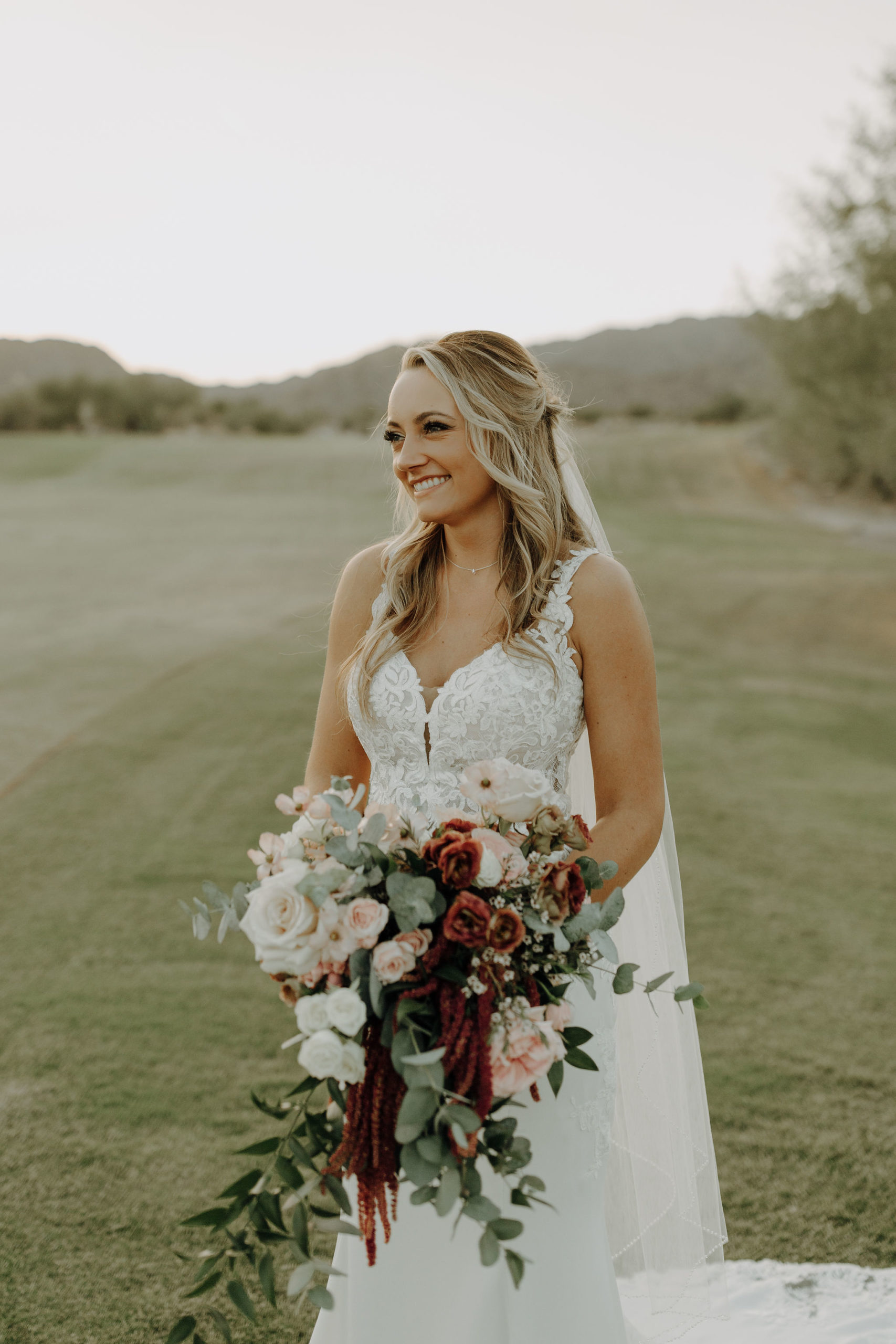 Romantic Blush Arizona Wedding - Arraydesignaz.com