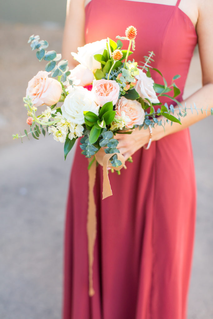 Colorful Fall Wedding Flowers at Sanctuary Resort