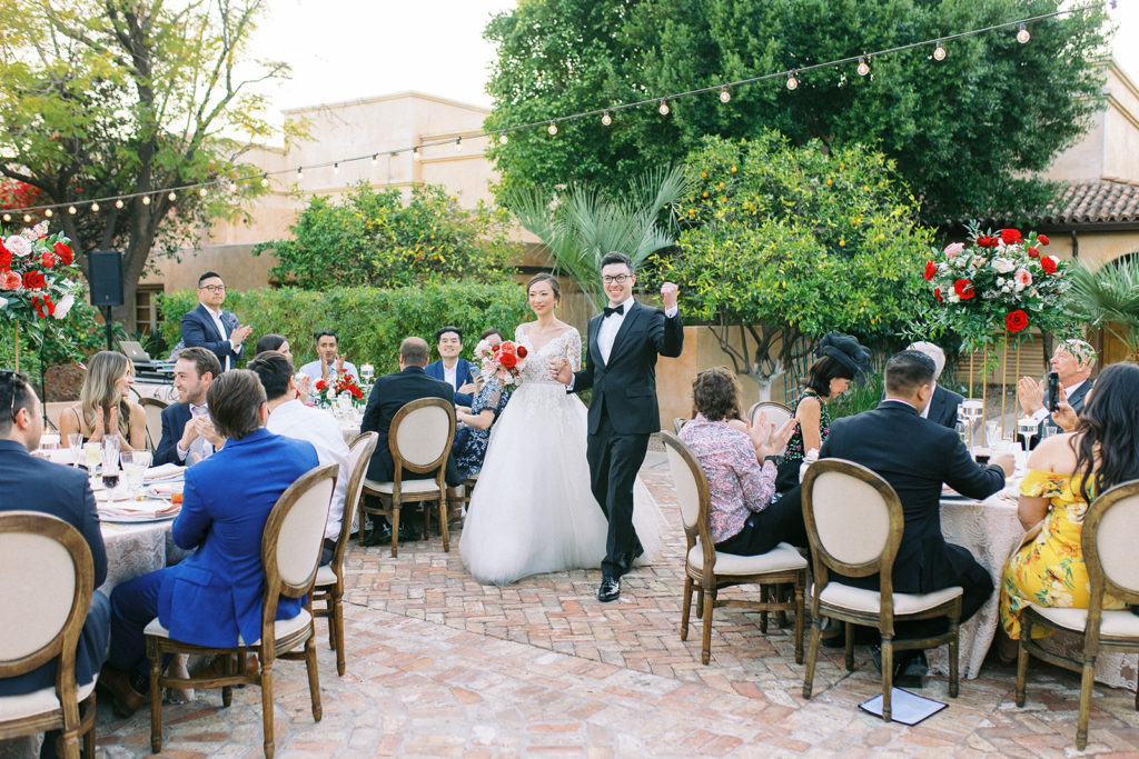 Romantic Red and Pink Spring Wedding